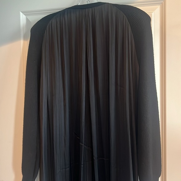 Anthropologie mixed media black duster-size small - Picture 5 of 6